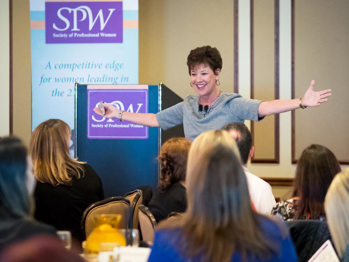 Karen at the Society of Professional Women